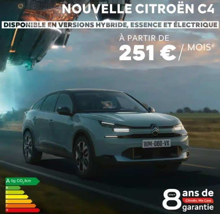 offre promo juin berline c4 citroen valence