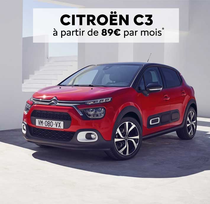 Citroën C3 - Le confort de la citadine - Citroën Valréas