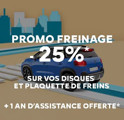 promo disques plaquettes freins garage concession citroen valence