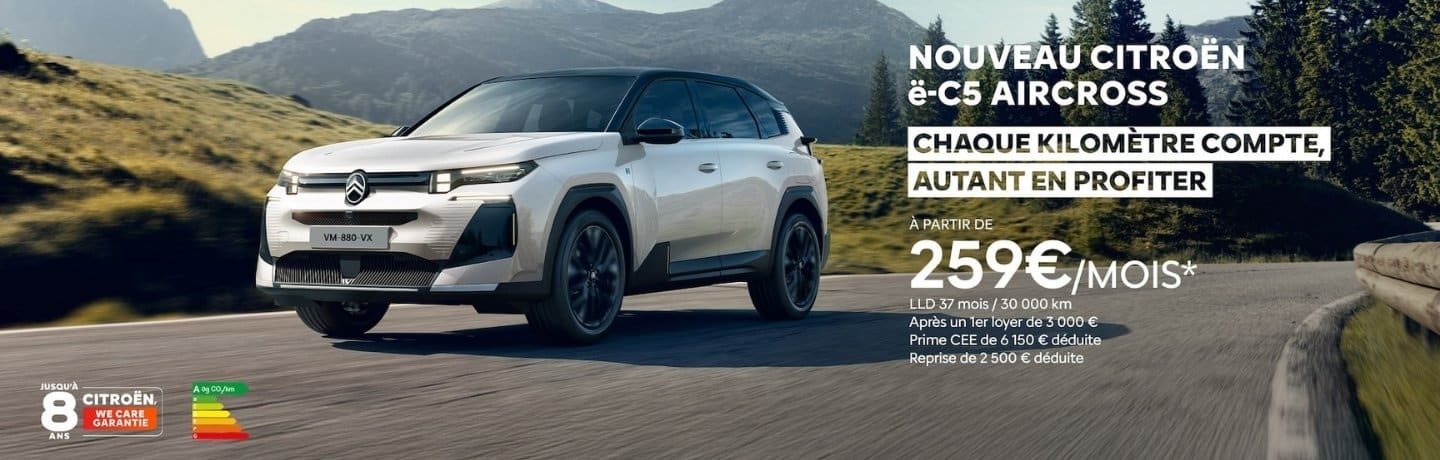 offre suv electrique ë c5 aircross citroen valence 1