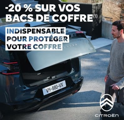 promo accessoires bac de coffre garage concession citroen valence drome ardeche