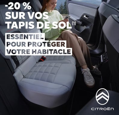 promo accessoires tapis de sol garage concession citroen valence drome ardeche